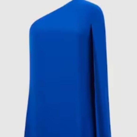 reiss nina cape one shoulder maxi dress Nina Cape One Shoulder Maxi Dress
